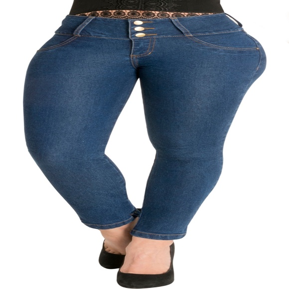 Fiorella Shapewear Jeans Butt Lift Jeans High Waist Rise Levanta